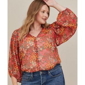 Semi Sheer Torrid Top